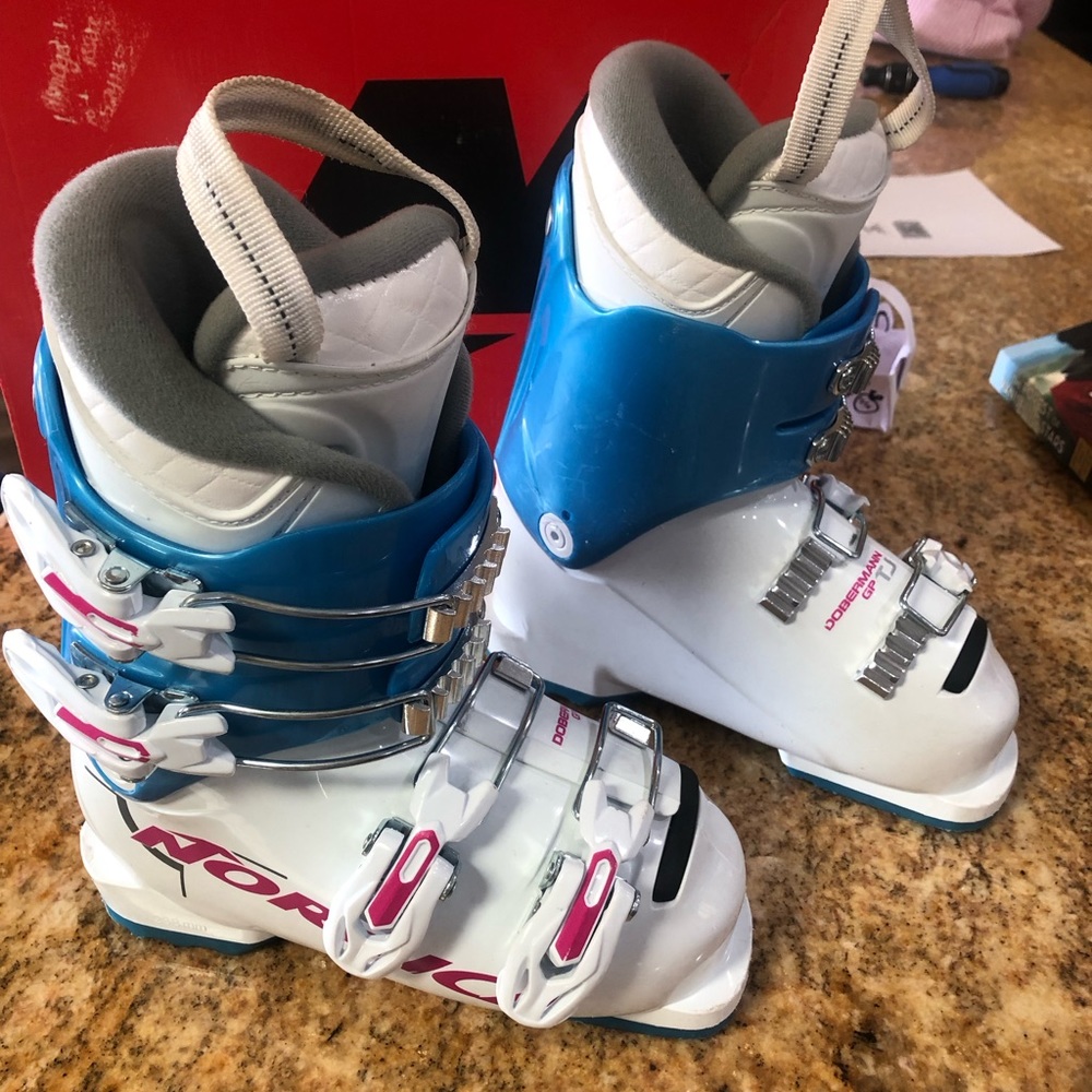 Girls Nordica ski boots!